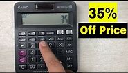 How to Calculate 35 Percent Off a Price on Calculator
