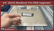 How to Upgrade the SSD in a 2015 MacBook Pro 15" - Bigger! Better!