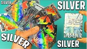 SILVER Rainbow Rare Pokemon Cards Vmax Vstar GX - Crazy Ultra Rare Pokemon Cards