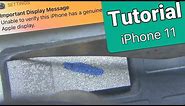 iPhone 11 LCD Chip Transplant | Genuine Message Fix 【Tutorial】