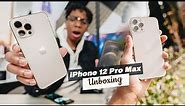 *GOLD* iPhone 12 Pro Max Unboxing & First Impressions!