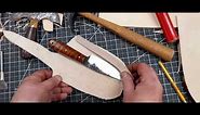 Making Leather Knife Sheaths, A few Steps In The Process