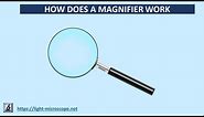 How does a magnifying glass work? - simple explanation