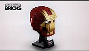 Lego Marvel 76165 Iron Man Helmet Speed Build