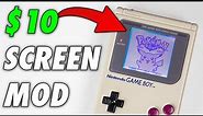 The CHEAPEST Game Boy Mod! | Backlight and Bivert Mod