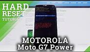 How to Remove Screen Lock on MOTOROLA Moto G7 Power – Reset System / Wipe Data