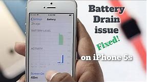 iPhone 5s,5,5c Battery Drain issues- FIXED!