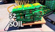 Buy Cheap garden soil from Home Depot (only $2 dollar)