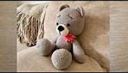 How to crochet Amigurumi bear/ free Amigurumi bear pattern/ bear Amigurumi