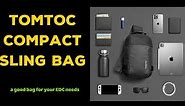 Tomtoc Compact EDC Sling Bag 7L