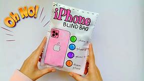 📲IPHONE blind bag paper😭OH NO ! | blindbag
