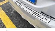 Luyhok Car Stainless Steel Rear Bumper Protector, for Toyota Camry 2018-2024 Accessories, Auto Parts Tailgate Back Trunk Door Sill Cover Scuff Plate Strip Guard Protection