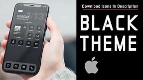  How to Make your iPhone Theme BLACK - APP ICONS INCLUDED