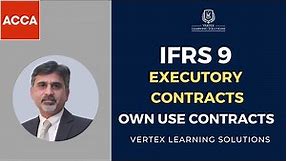 IFRS 9 | Executory Contracts | Own Use Contracts #acca #ifrs9 #accaexam #accaexamtips #accacourse