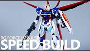 Real Grade RG 33 Force Impulse Gundam Speed Build | Real Sound