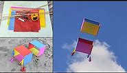 How To Make a BOX KITE | Homemade Box Kite | Doli kite banane ka tarika