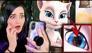 Testing The Creepy Talking Angela App Theory *DO NOT DOWNLOAD*