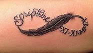Meaning of Infinity Tattoo Designs with Names