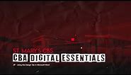 CBA Digital Essentials - 3F: Using the Design Feature in Microsoft Word
