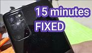 Broken phone camera lens - How to fix?