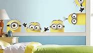 Minions Despicable Me 3 Peeking Minions Giant Peel and Stick Wall Decals by RoomMates, RMK3567GM