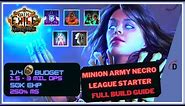 FULL BUILD GUIDE - MY 3.23 AFFLICTION LEAGUE STARTER - MINION ARMY NECROMANCER - Path of Exile 3.23