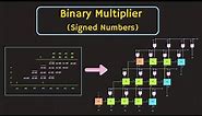 Binary Multiplier Circuit for Signed Numbers Explained