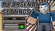 The BEST ROBLOX ARSENAL SETTINGS... (Updated 2023)