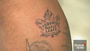 Celebrating Leafs Nation: Toronto tattoo shop offers discount on Maple Leafs logo ink