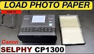 Canon Selphy CP1300 Loading Photo Paper.
