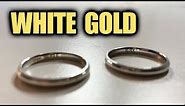 White Gold vs Sterling Silver