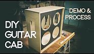 DIY 4x12 Guitar Cab | Process / Demo | 2017 (HD)