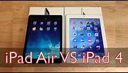 Comparativa iPad Air VS iPad 4