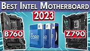 Best Intel Motherboard 2023 for 14th / 13th / 12th Gen CPUs (14600K, 13600K, 12400 & More)