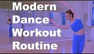 Modern Dance Workout Routine and Exercise for beginners