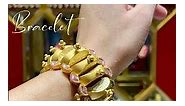 Naqsh 22kt antique gold bracelet