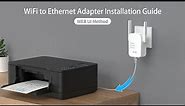 Set up Your WiFi to Ethernet Adapter via WEB UI Method