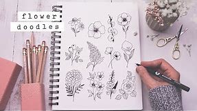 Twelve Easy Flower Doodles You Need To Know