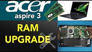Acer Aspire 3 N19c1 laptop Ram Upgrade guide