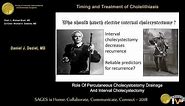Percutaneous cholecystostomy & interval cholecystectomy