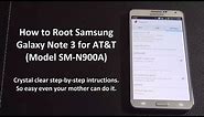 How to Root Samsung Galaxy Note 3 for AT&T (SN-N900A)