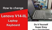 Lenovo V14-IIL Type 82C4 Complete Disassembly, (Keyboard) Replacement