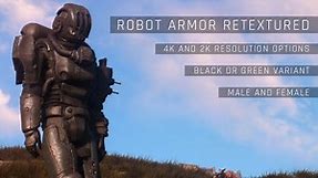 Robot Armor Retextured (4K and 2K)