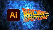 How to Make the Back to the Future Logo in Adobe Illustrator