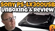 Sony Turntable Unboxing & Review!