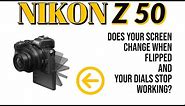 Nikon Z50 - You need to know about this if you plan on using your flip screen!