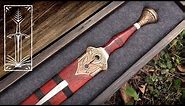 Tolkien-Inspired Elven Sword: Ecyanár "The Sharp Flame"