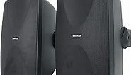 Rockville 2 WET-6525B 6.5" 70V Commercial Indoor/Outdoor Wall Speakers in Black