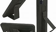 iPhone 11 Case, iPhone 11 Kickstand Case, OHCOLDA Stand Case Hand Strap Vertical and Horizontal Magnetic Kickstand Shockproof Leather Phone Strap Slim TPU Case Cover for iPhone 11 6.1'' 2019 Black