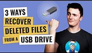 3 Ways to Recover Deleted Files from a USB Drive ✅